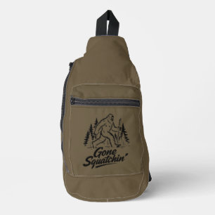 Bigfoot Sasquatch Umhängetasche Crossbody Bag