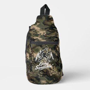 Bigfoot Sasquatch Umhängetasche Crossbody Bag