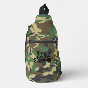 Bigfoot Sasquatch Umhängetasche Crossbody Bag
