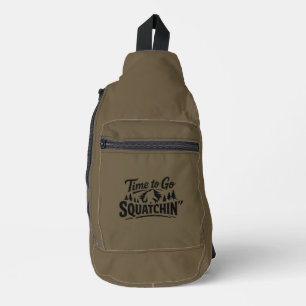 Bigfoot Sasquatch Umhängetasche Crossbody Bag