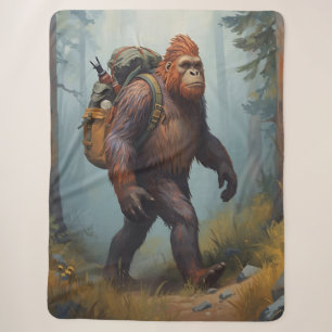 Bigfoot Sasquatch Wanderer Sherpa-Decke Sherpadecke