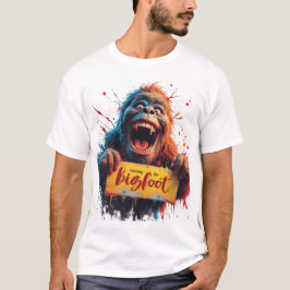 Bigfoot Sasquatch Yeti Monster Kreatur T-Shirt
