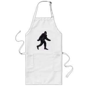 Bigfoot Sasquatch Yetti Lange Schürze