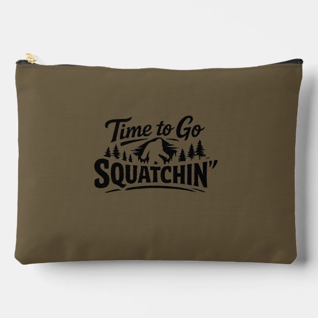 Bigfoot Sasquatch Zubehörtasche (Vorderseite)