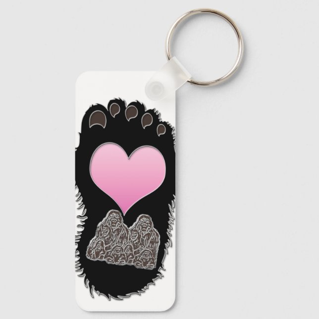 Bigfoot Schlüsselanhänger (Rückseite)