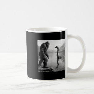 Bigfoot Selfie mit Loch Ness Monster Geschenken Mä Kaffeetasse