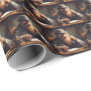 Bigfoot Sherlock Holmes Geschenkpapier