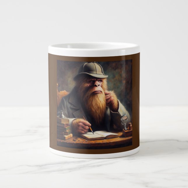 Bigfoot Sherlock Holmes Jumbo-Tasse (Vorderseite)