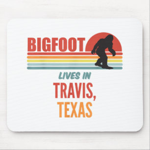 Bigfoot-Sichtung in Travis Texas  Mousepad