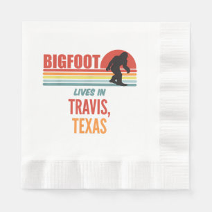 Bigfoot-Sichtung in Travis Texas  Serviette