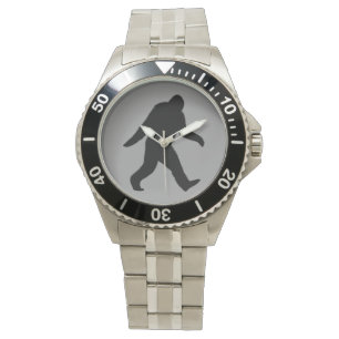 Bigfoot-Silhouette Armbanduhr