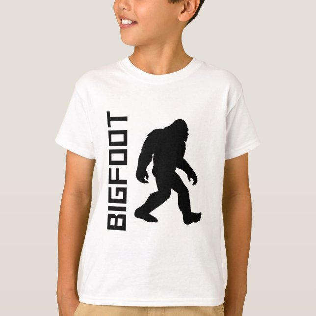 Bigfoot-Silhouette T-Shirt (Vorderseite)