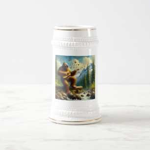 Bigfoot Singing Bierglas