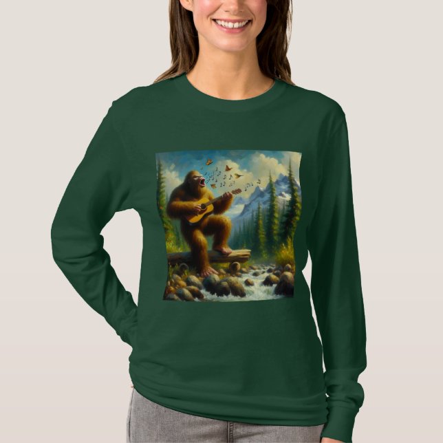 Bigfoot Singing T-Shirt (Vorderseite)