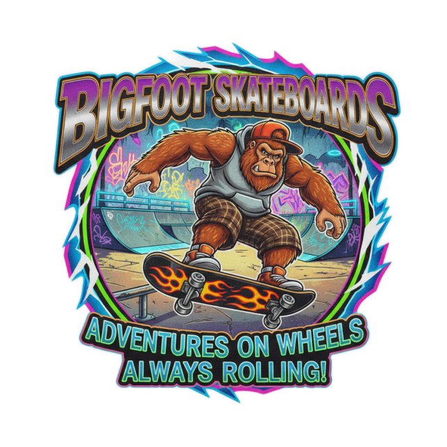 Bigfoot Skateboards-Adventure On Wheels Skateboard (Von Creator hochgeladen)