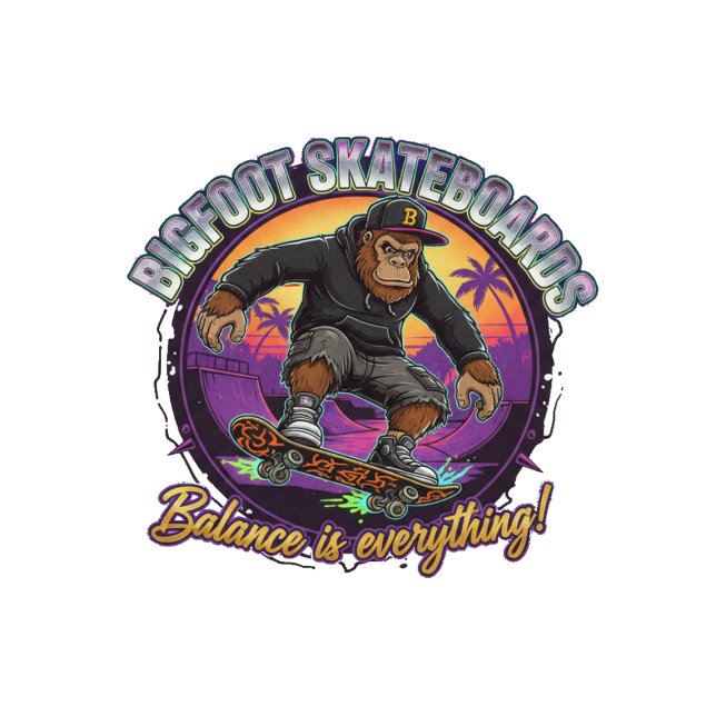 Bigfoot Skateboards-Balance is Everything Skateboard (Von Creator hochgeladen)