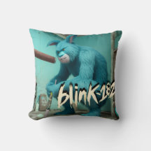 Bigfoot Slugger Inspiré Blink 182 Coussin