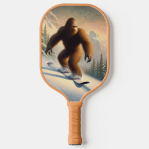 Bigfoot Snowboarding Pickleball Schläger
