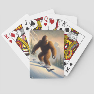 Bigfoot Snowboarding Spielkarten