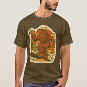 Bigfoot Snowboarding T-Shirt