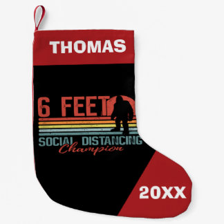 Bigfoot Social Distancing Champion 1,5 Meter Kleiner Weihnachtsstrumpf
