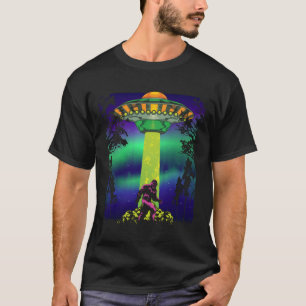 Bigfoot Space, nicht identifizierte Ableitung flie T-Shirt