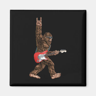 Bigfoot spielen auf Sasquatc einen elektrischen Gi Magnet