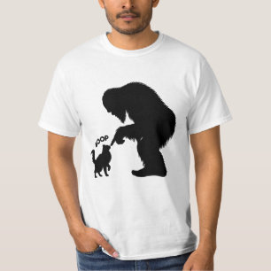 Bigfoot Spielende Langhaar-Katze Boop T-Shirt
