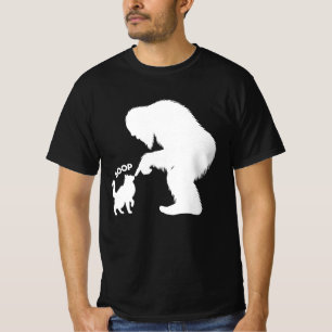 Bigfoot Spielende Langhaar-Katze Boop T-Shirt