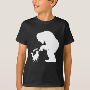 Bigfoot Spielende Langhaar-Katze Boop T-Shirt