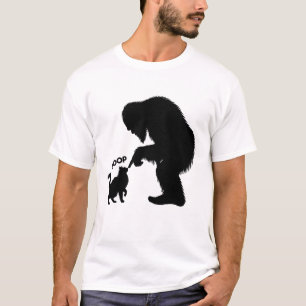 Bigfoot Spielende Langhaar-Katze Boop T-Shirt