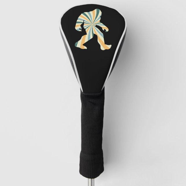Bigfoot Squatchy Retro 90er-Stil Golf Headcover (Vorderseite)