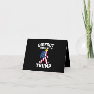 Bigfoot steht bei den Wahlen 2024 unter Trump Dankeskarte