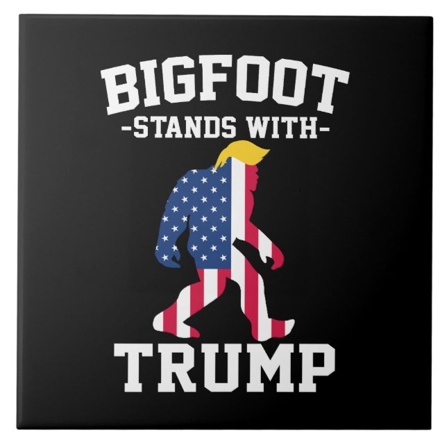 Bigfoot steht bei den Wahlen 2024 unter Trump Fliese (Vorderseite)