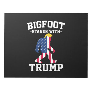 Bigfoot steht bei den Wahlen 2024 unter Trump Notizblock