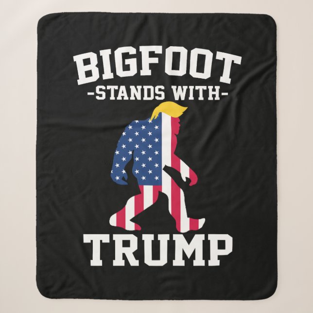 Bigfoot steht bei den Wahlen 2024 unter Trump Sherpadecke (Vorderseite)