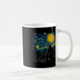 Bigfoot Sternennacht Van Gogh Geschenke für Männer Kaffeetasse