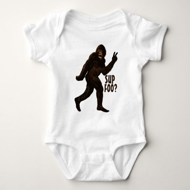 Bigfoot Sup Foo Baby Strampler (Vorderseite)