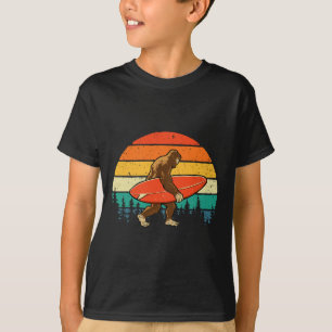 Bigfoot Surfer - Retro-Surfbrett-Surfen am Strand T-Shirt