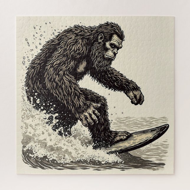 Bigfoot Surft (Vertikal)