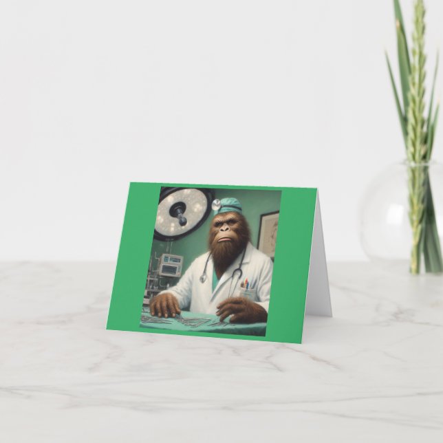 Bigfoot Surgeon Karte (Vorderseite)