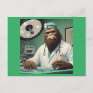 Bigfoot Surgeon Postkarte