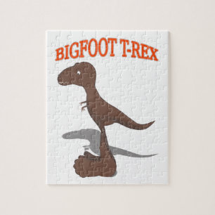 Bigfoot T-Rex Zeichnend