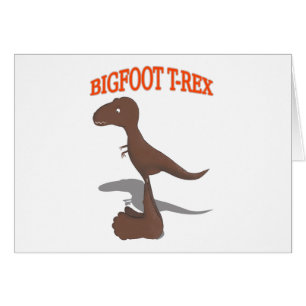 Bigfoot T-Rex Zeichnend
