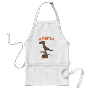 Bigfoot T-Rex Zeichnend Schürze