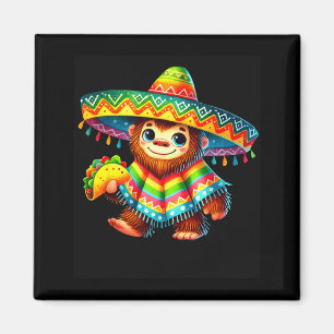Bigfoot Taco Cinco De Mayo Sasquatch Mexikanische Magnet