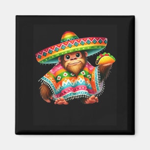 Bigfoot Taco Cinco De Mayo Sasquatch Mexikanische Magnet
