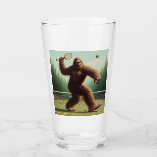 Bigfoot Tennis Glas (Vorderseite)