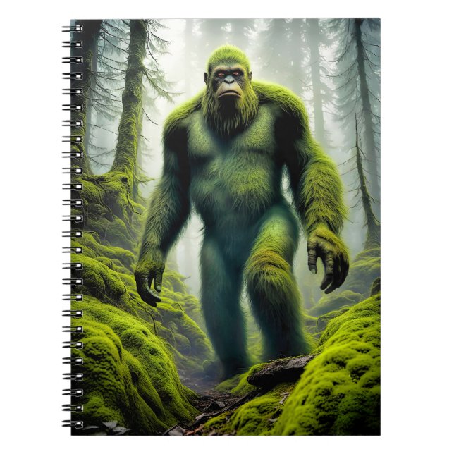 Bigfoot, The Green Machine - SpiralNotebook Notizblock (Vorderseite)