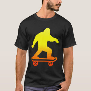 Bigfoot Tie Dye Hippie Skateboarder Sasquatch Ska T-Shirt